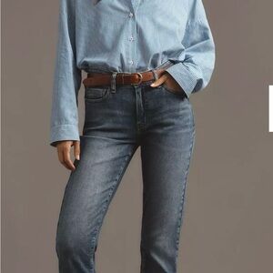 The Slim Mid-Rise Relaxed fit Boyfriend Jeans by Pilcro - Anthropology